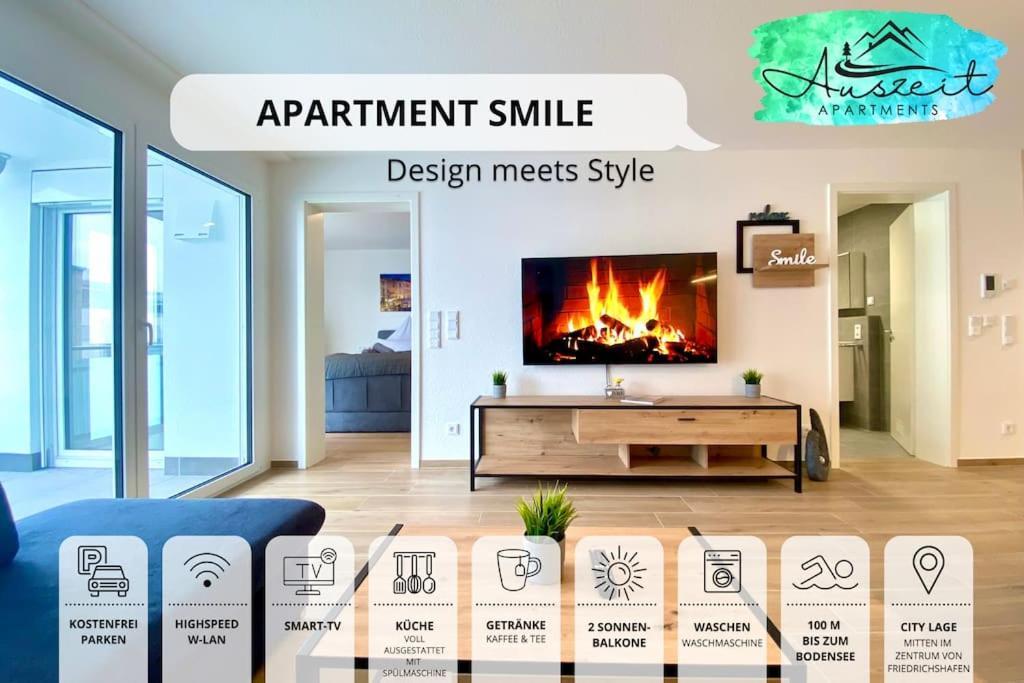 Auszeit Smile: Lakeside Retreat With Dual Balconies Apartment Friedrichshafen